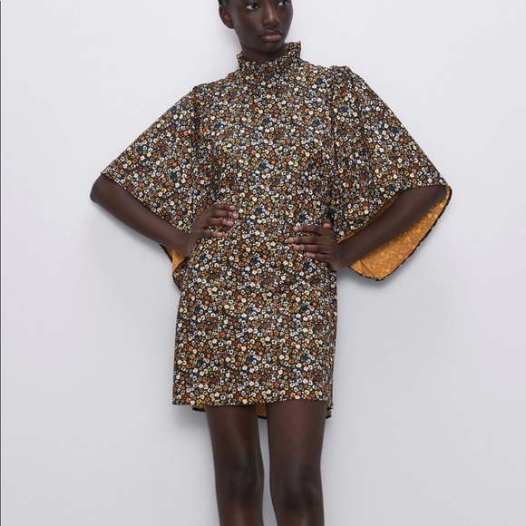 Zara Dresses & Skirts - Zara ruffled print dress